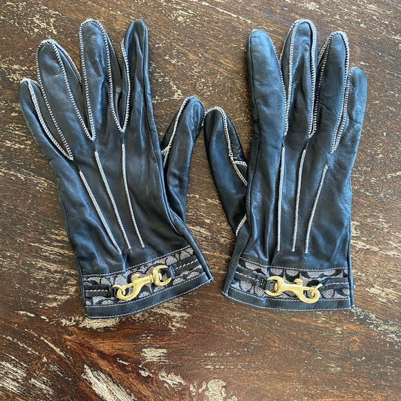 Coach deerskin gloves - Picture 3 of 8